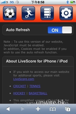波友 iphone 即時更新戰果!
