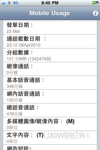 iPhone 爆Plan?比貴月費? 3 用戶必裝！ – Mobile Usage v1.1