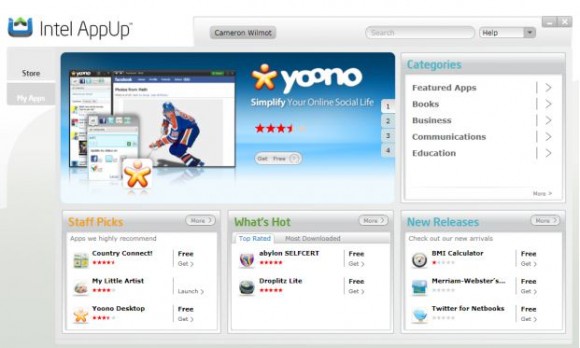 Intel 推出 Netbook 專用 App Store