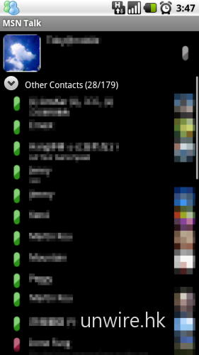 Android最好用的MSN程式《MSN Talk》