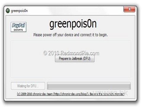 Limera1n Jailbreak 失敗? GreenPosi0n 也許幫到你! iPhone 4/3GS/iPod touch 4G/iPad