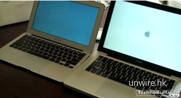 新 Macbook Air vs Macbook Pro 開機時間