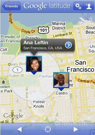不用再問:「你在那裡呀？」－Google Latitude 顯示朋友所在位置