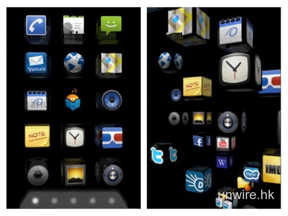 華而不實的Android程式Launcher：homescreen 3D[附視頻]