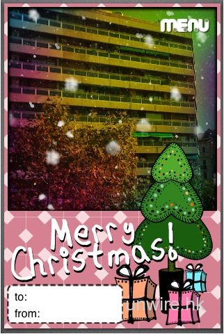 [iPhone/限時免費] 自製聖誕卡 APP