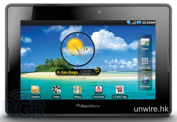 BlackBerry Playbook將可使用Android程式？！