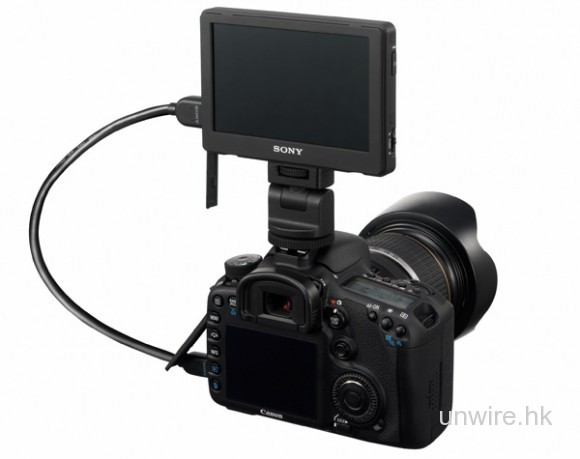 Sony 推出 DSLR 專用 5 吋 ViewFinder Monitor – CLM V55