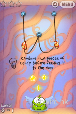 Cut the Rope推出情人節特別版