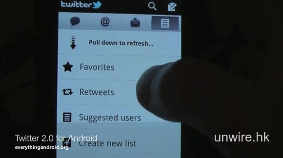 影片預覽Twitter 2 for Android