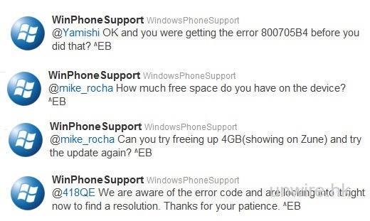 微軟第二次發佈Windows Phone 7更新後仍出事