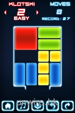 [iPhone] 熒光積木大破解 – 《Glow Unblock：Klotski And Unblock》