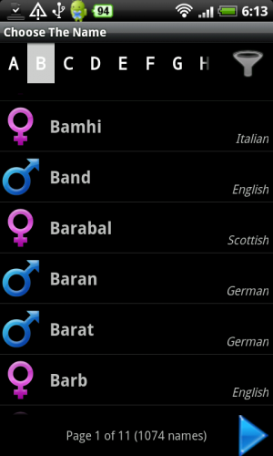 [Android] 改個好名 -《Choose The Name》