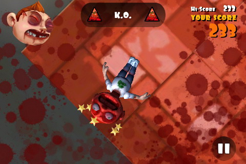 [限時免費 / iPhone] 血腥跳樓Game – 《Falling Fred》