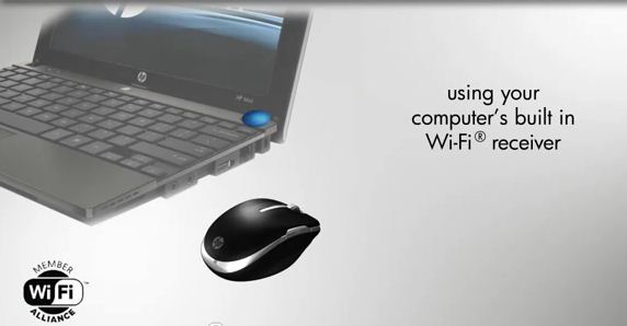HP 推出業界首隻 Wi-Fi 滑鼠