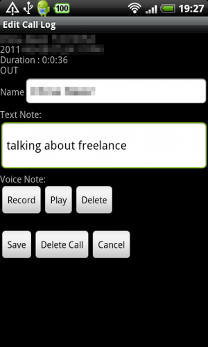 [Android] 記下通話擇要 -《Annotated Call Log》