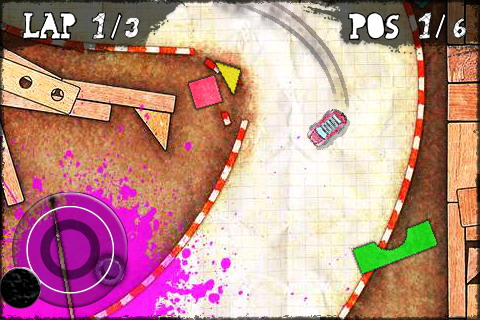 [iPhone] 畫紙上的賽車場 – 《Paper Racer》