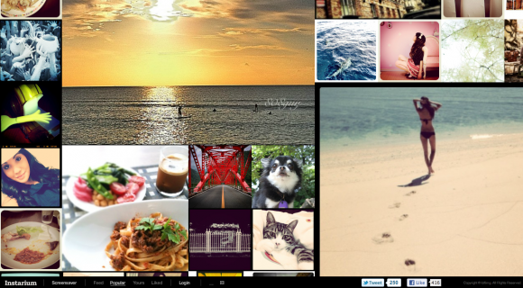 Instarium給你個人照片Screen Saver