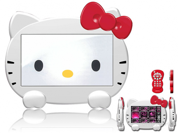 女車主至愛:Hello Kitty GPS / PMP / 隨身數碼電視多合一