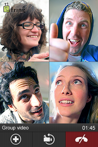 Fring + iPad2 /iP4  實現多人視訊會議