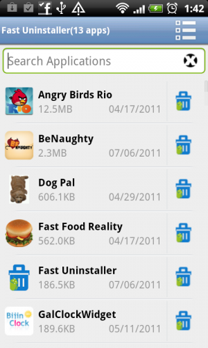 [Android] 輕鬆反安裝程式 – Fast Uninstaller 一鍵卸載