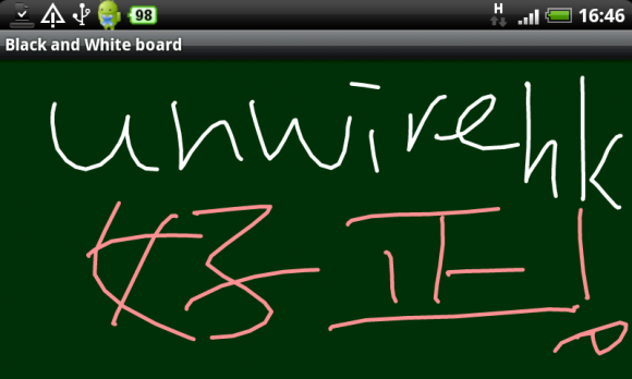 [Android] Tablet 變黑板白板 -《Black and White board》