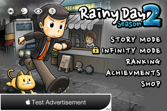 [iPhone] 避雨向前衝 – The Rainy Day 2