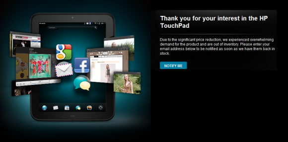 $99.99 HP TouchPad 到貨話你知