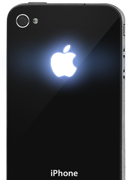 iGlow ! 836 大元幫你改裝發光 iPhone4 Logo (有影片)