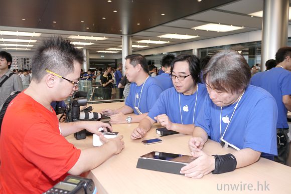 Apple Store IFC 店員工服務觀察