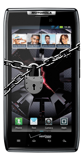 Motorola DROID RAZR : 不能換電及bootloader 已鎖