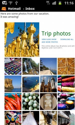 官方 Hotmail App 登陸 Android