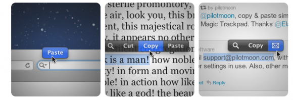 iOS式複製貼上，在Mac也能用