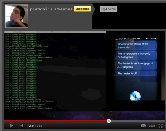 有人製作Siri「私服」，能控制暖爐