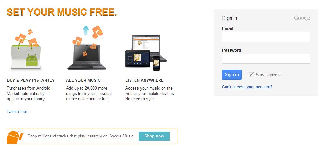 Google Music 正式於美國推出