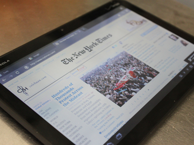 Motorola Xoom銷量不到iPad百分一