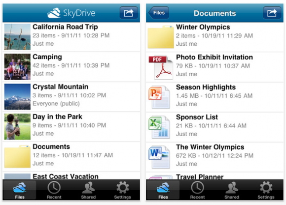 Microsoft SkyDrive雲端儲存強勢登陸手機平台