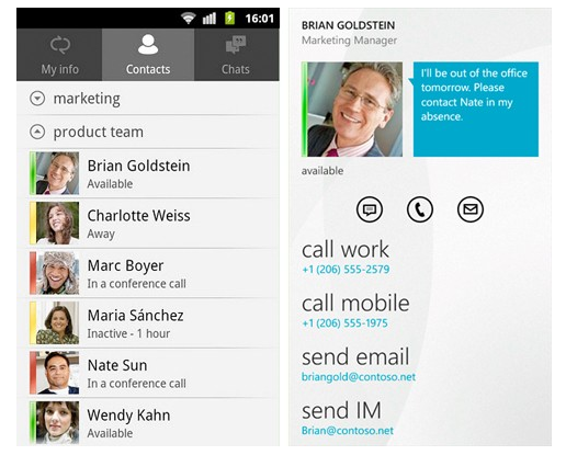 Microsoft Lync正式推出手提版本
