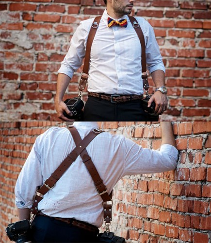 型爆！一次揹三部相機的相機帶