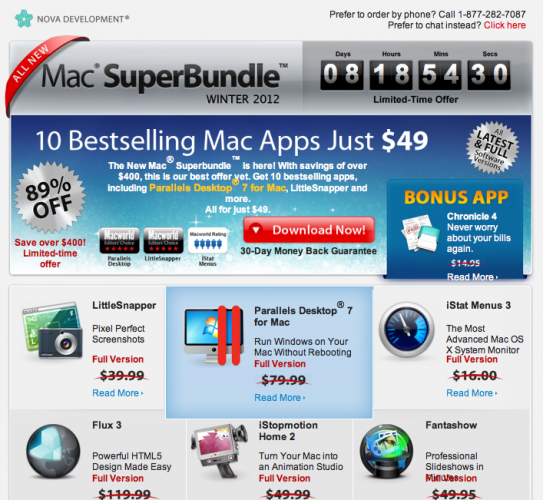 [MAC] 抵買！10 款軟件連 PD7 = US$49！