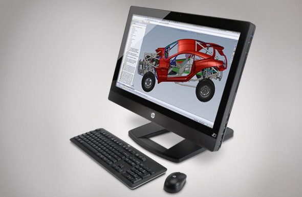 iMac? 不! HP 最新 Z1 WorkStation 是也