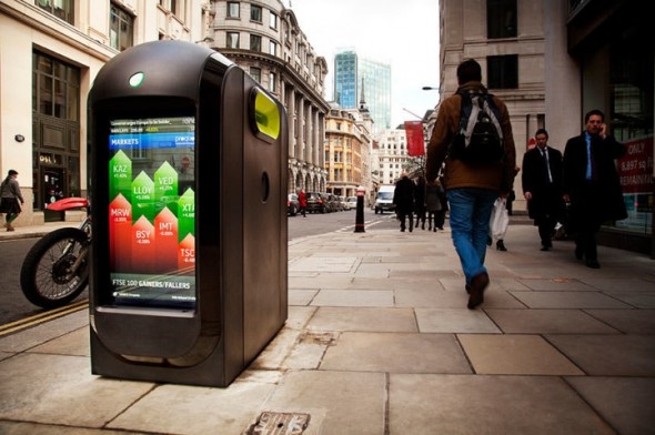 超強垃圾桶現倫敦，迎接奧運