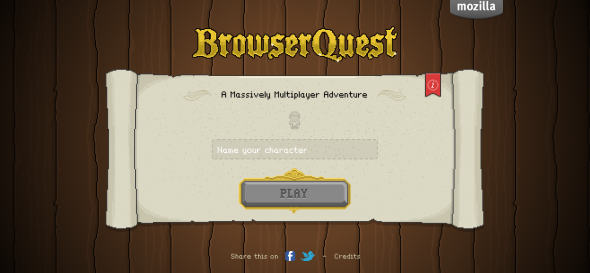 Mozilla推出HTML5多人網頁遊戲BrowserQuest