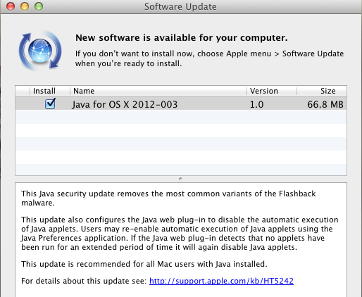 Apple推出Flashback移除工具，事情告一段落