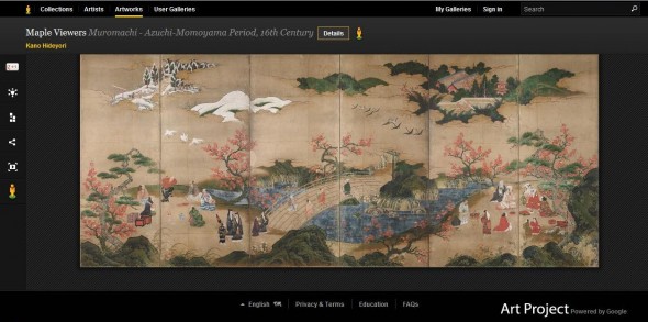 偉大的 Google 帶你遊覽東京國立博物館