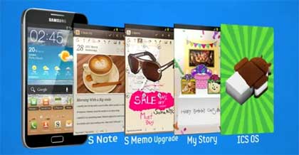 Galaxy Note Android 4.0 大更新功能預覽