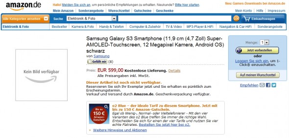 Galaxy S3 價格公開！1200 萬像素鏡頭？