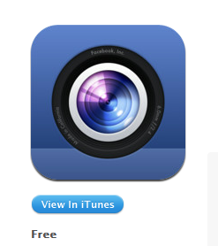 Facebook Camera App [獨立版] 登陸 iOS