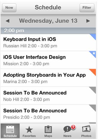 未見 iPhone 5 影子 ? WWDC 2012 官方時間表及 APP 出爐