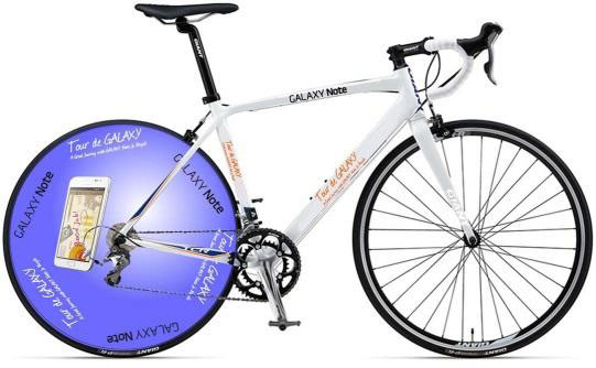 「Tour de GALAXY」完成！日本 Samsung 送你銀河系單車
