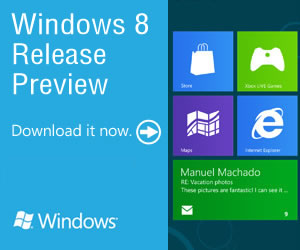 Windows 8 Release Preview 正體中文版開放下載